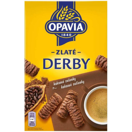 detail Opavia Derby zlaté 220g kakaové sušenky (14)