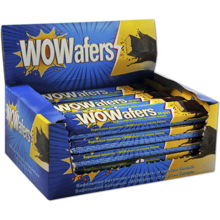 detail WOWafers 30g oplatky s bananovou příchutí (24)