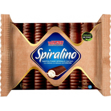 detail Spiralino trubičky XXL 100g s kokosovým krémem (12)
