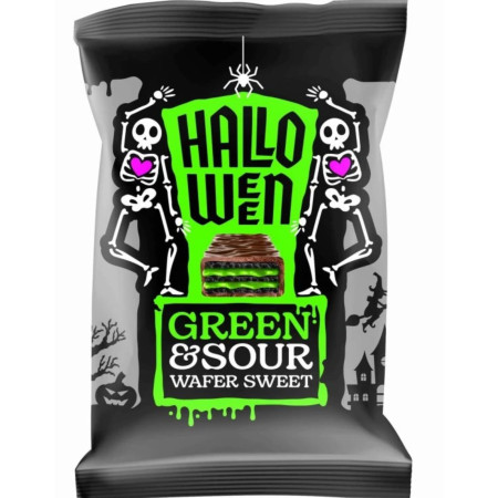 chi tiết Halloween Green sour oplatky 150g (10)
