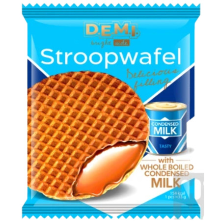 detail Saleks Stroopwafel 33g kondezované mléko (30)