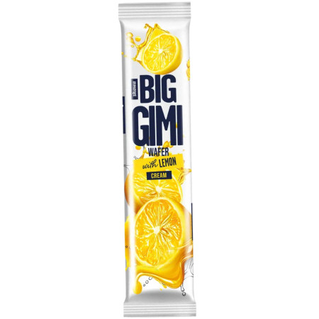 detail Big Gimi wafer 34g oplatky Lemon (24) H