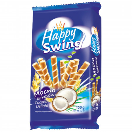 chi tiết Happy Swing trubičky 150g kokosové