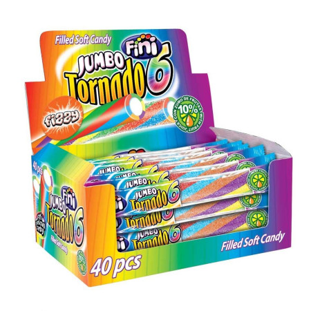 detail Fini Jumbo tornado 50g balený kyselý 40ks