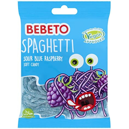 detail Bebeto Pendreky 80g (Spaghetti) Blue Raspberry Sour (12)