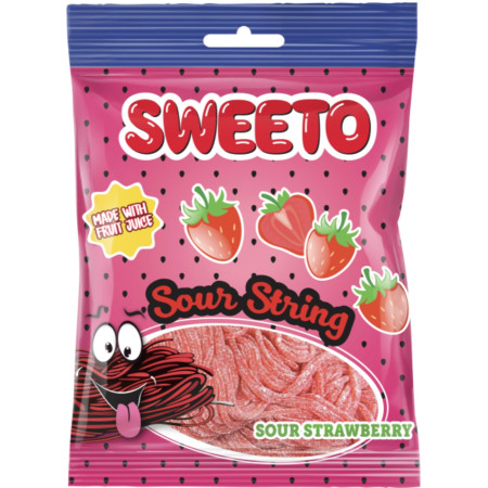 detail Sweeto 80g Pendrek Sour String - Jahoda (12)