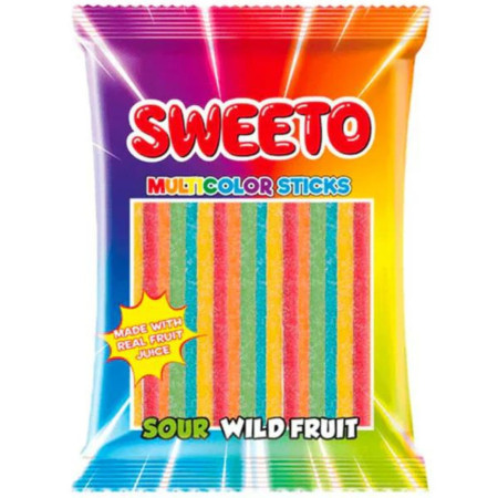 chi tiết Sweeto 80g Želé - Duhové pendreky s ovocnou příchutí (12)