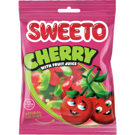 detail Sweeto 80g Želé - Cherry s ovocnou příchutí (12)