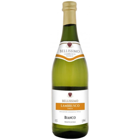 chi tiết Bellissimo LAMBRUSCO IGT Bianco 0,75 UB (6)