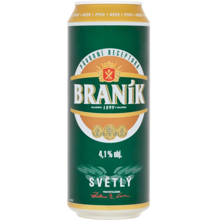 detail Braník světlý plech 500ml pivo (24)