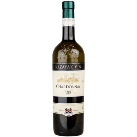 detail KAZAYAK REZERVA 0,75l Chardonnay polosladké bílé víno (6)