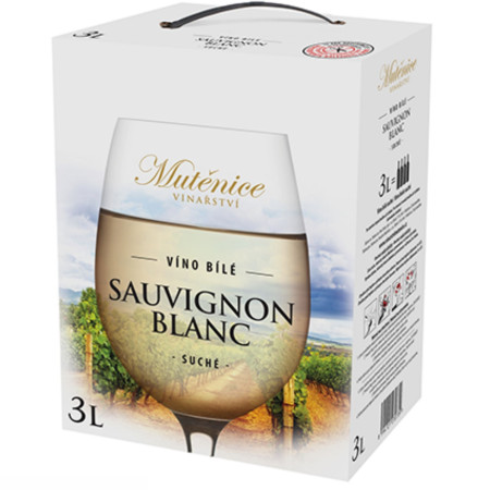 detail Mutěnice vinařství suché víno 3L Sauvignon Blanc (4)