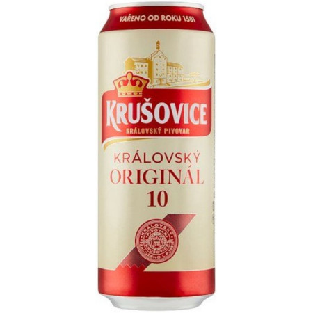 chi tiết Krušovice Královská 10 plech 500ml (24)