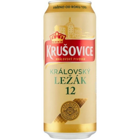 chi tiết Krušovice Královská 12 plech 500ml - pivo (24)
