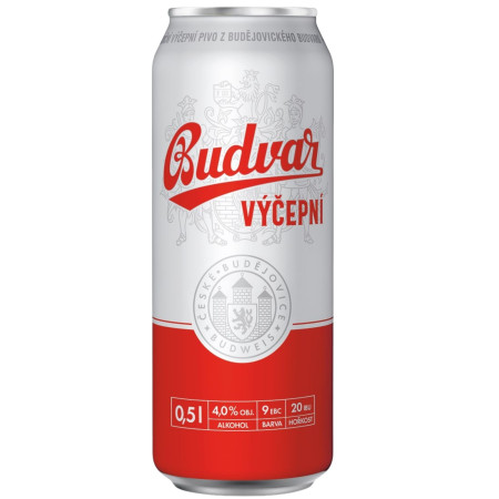 detail Budweiser Budvar světlý výčepní 0,5l plech 10 (24)