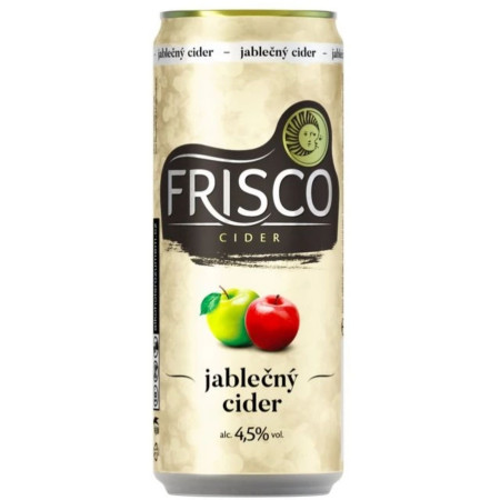 chi tiết FRISCO 0,33l 4,5% plech Jablečný cider (24)