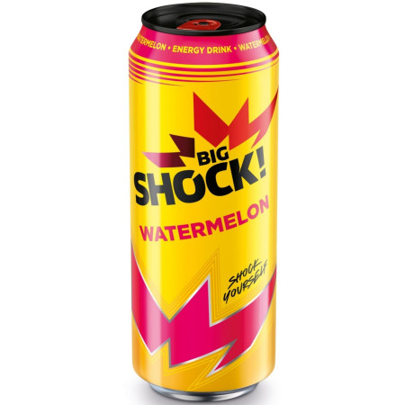detail Big Shock energy 0,5L plech watermelon (24)