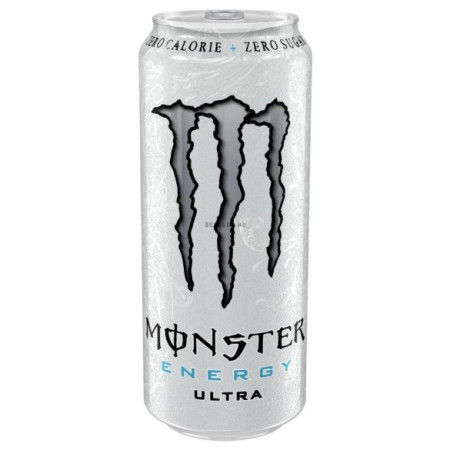 detail Monster energy 0,5L plech Ultra zero (bílý obal) (12)