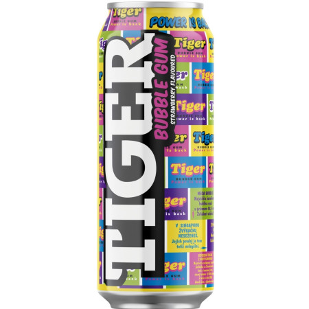detail Tiger energy 0,5L plech Bubble gum (12)