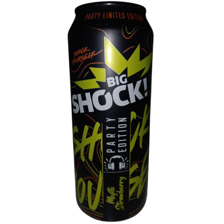 detail Big Shock energy 0,5L plech Mojito Strawberry (24)