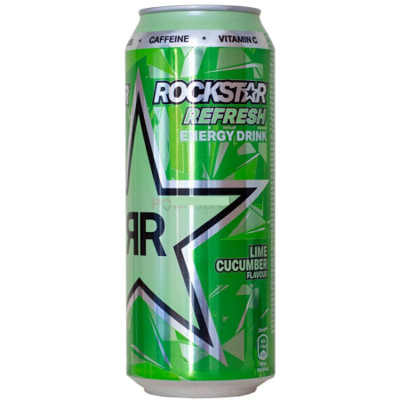 chi tiết Rockstar energy 0,5L plech Lime & Cucumber (12)