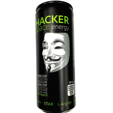 detail Hacker energy 0,25L plech Star (zelený) (24)