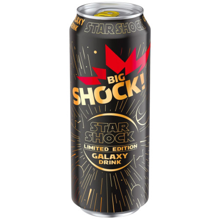 detail Big Shock energy 0,5L plech Star Shock Galaxy Drink (24)
