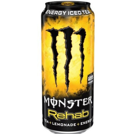 chi tiết Monster energy 0,5L plech Rehab Yellow (Tea + Lemon) (12)
