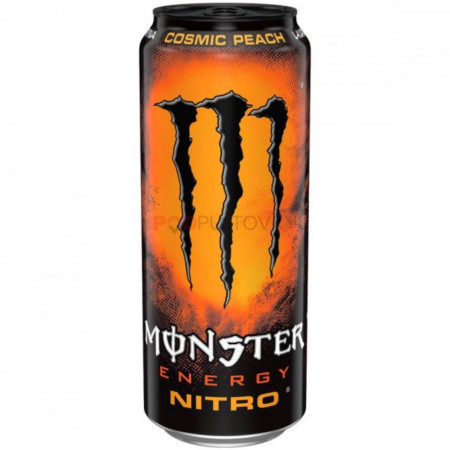 detail Monster energy 0,5L plech Nitro Cosmix Peach (12)