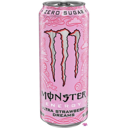 detail Monster energy 0,5L plech Ultra Strawberry Dreams (12)