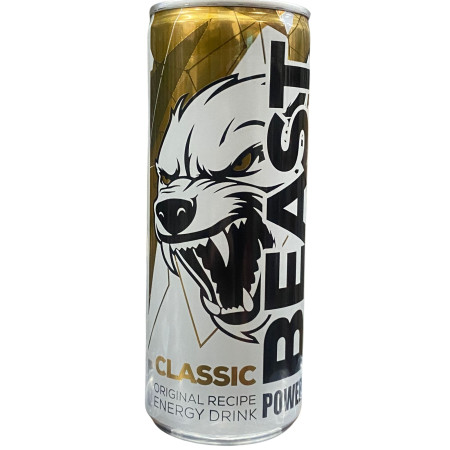 detail Beast Power energy 0,25L plech Originál (24)