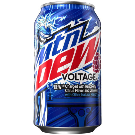 detail MTN DEW energy 0,355L plech USA Voltage (12)