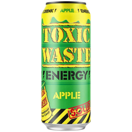 detail Toxic Waster 500ml energetický nápoj Apple (24)