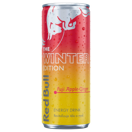 detail Red Bull energy 0,25L plech CZ The Winter Edition Fuji Apple Ginger (24)