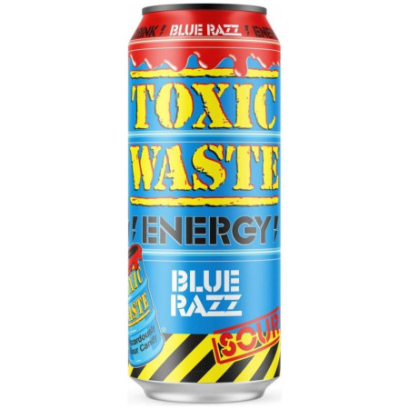 chi tiết Toxic Waster 500ml energetický nápoj Blue Razz modré maliny (12)