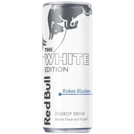 detail Red Bull energy 0,25L plech EU White Edition Coconut Blueberry (24)