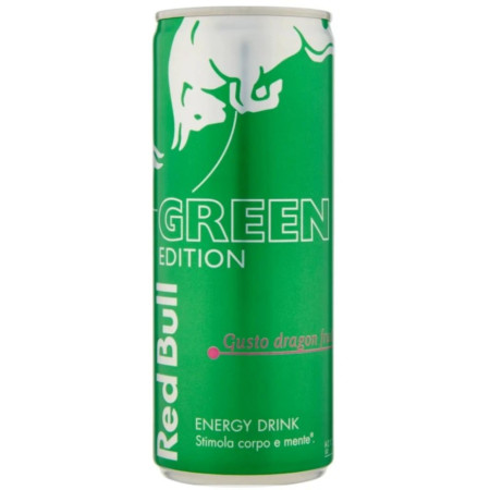 detail Red Bull energy 0,25L plech EU Green Edition Dragon Fruit (24)