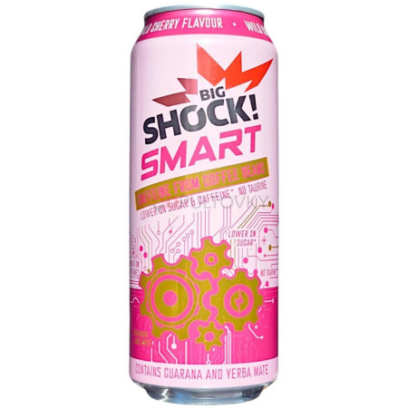 detail Big Shock Smart energy 0,5L Wild Cherry (24)