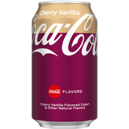detail Coca-cola 355ml cherry vanilla USA (12)