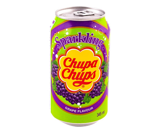 detail Chupa Chups 345ml plech Grape sparkling (24)