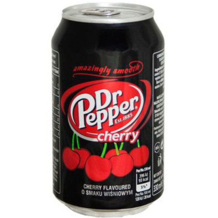 detail Dr. Pepper 330ml Cherry (24)