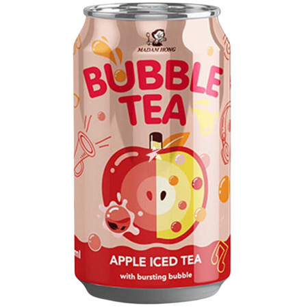 chi tiết Bubble Tea (Madam Hong) 320ml plech - Apple Iced Tea (24)