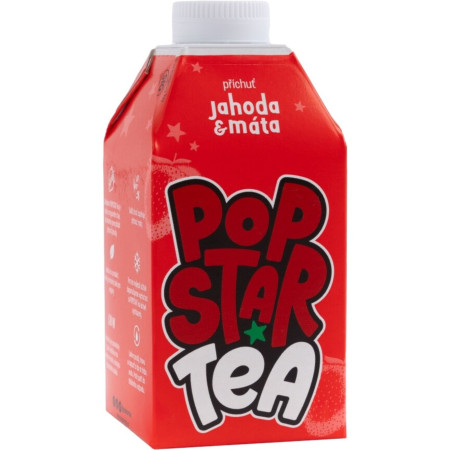 detail Popstar Tea 0,5L - Ledový čaj s Jahoda a Máta (8)