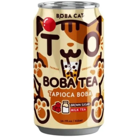 detail Boba Cat 315ml Tapioca Bubble Tea Brown Sugar (Tra Sua) (24)
