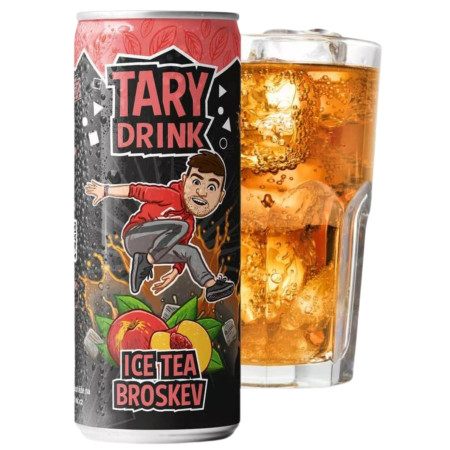 detail TARY DRINK 0,25L plech Ice Tea Broskev (24)