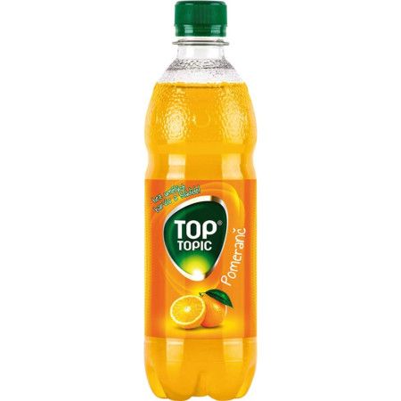 detail Top Topic 500ml Pomeranč PET (12)
