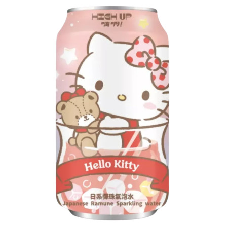 chi tiết High Up Sparkling Water 0,33l Hello Kitty Original (24)