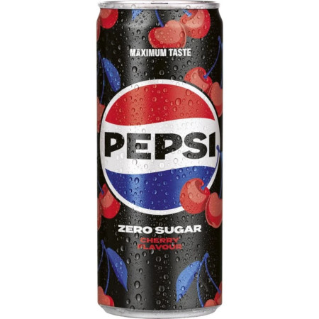 detail Pepsi 330ml Zero Cherry CZ (24)