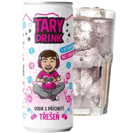 detail TARY DRINK 0,25L plech - Cherry bez cukru (24)