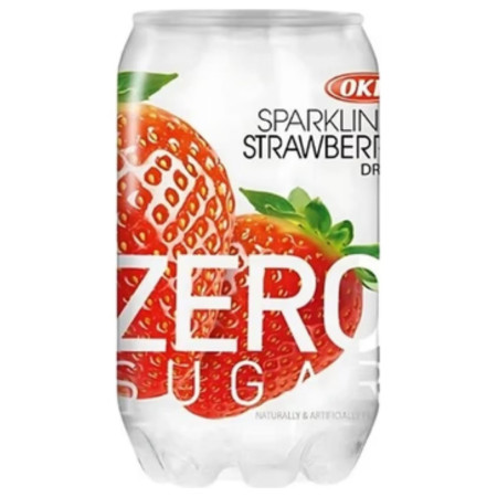 detail OKF Sparkling 0,35l Zero Sugar Strawberry (24)